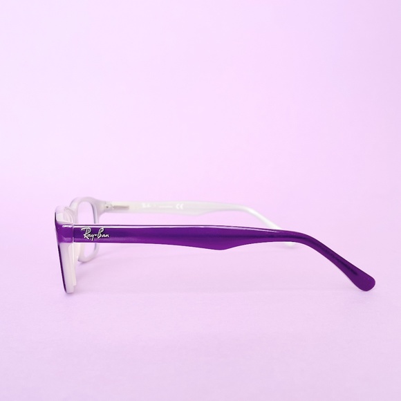 Ray-Ban Child RB 1531 3591 Violet on Opal Ice Eyeglasses Frames 48-16 130 - Picture 4 of 16